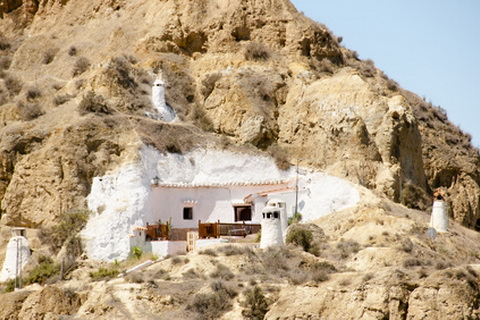 Höhlenwohnung in Guadix - Andalusien Städte und Dörfer