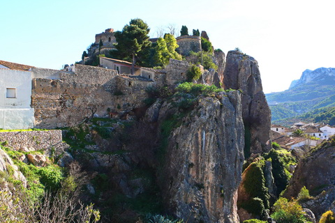 Maurische Festung San-José Guadalest Städte und Dörfer