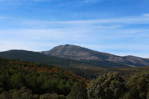 Sierra de Ayllon mit Pico de Ocejón die schwarzen Dörfer 480x320